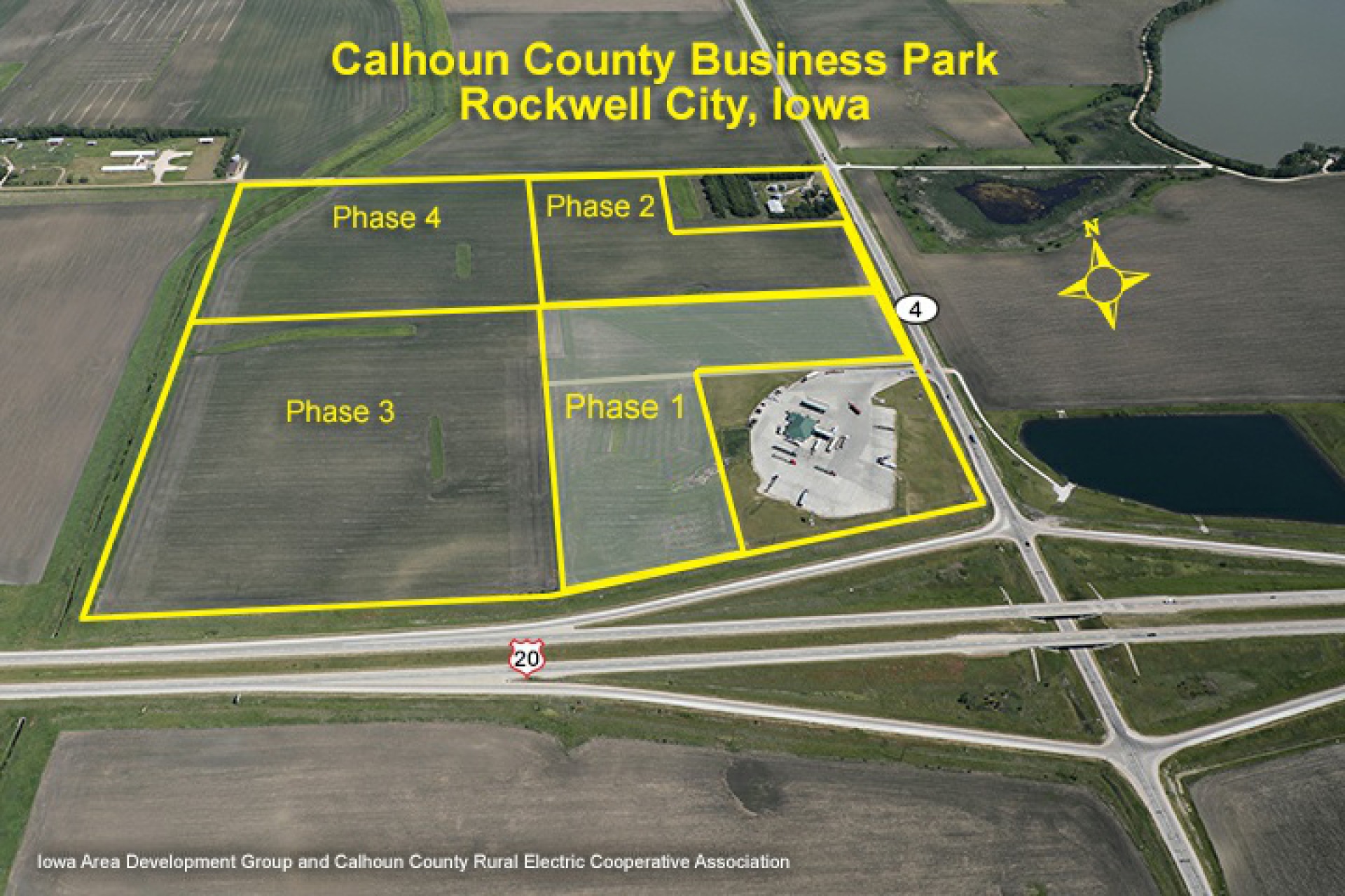 Calhoun County Business Park Map Phases